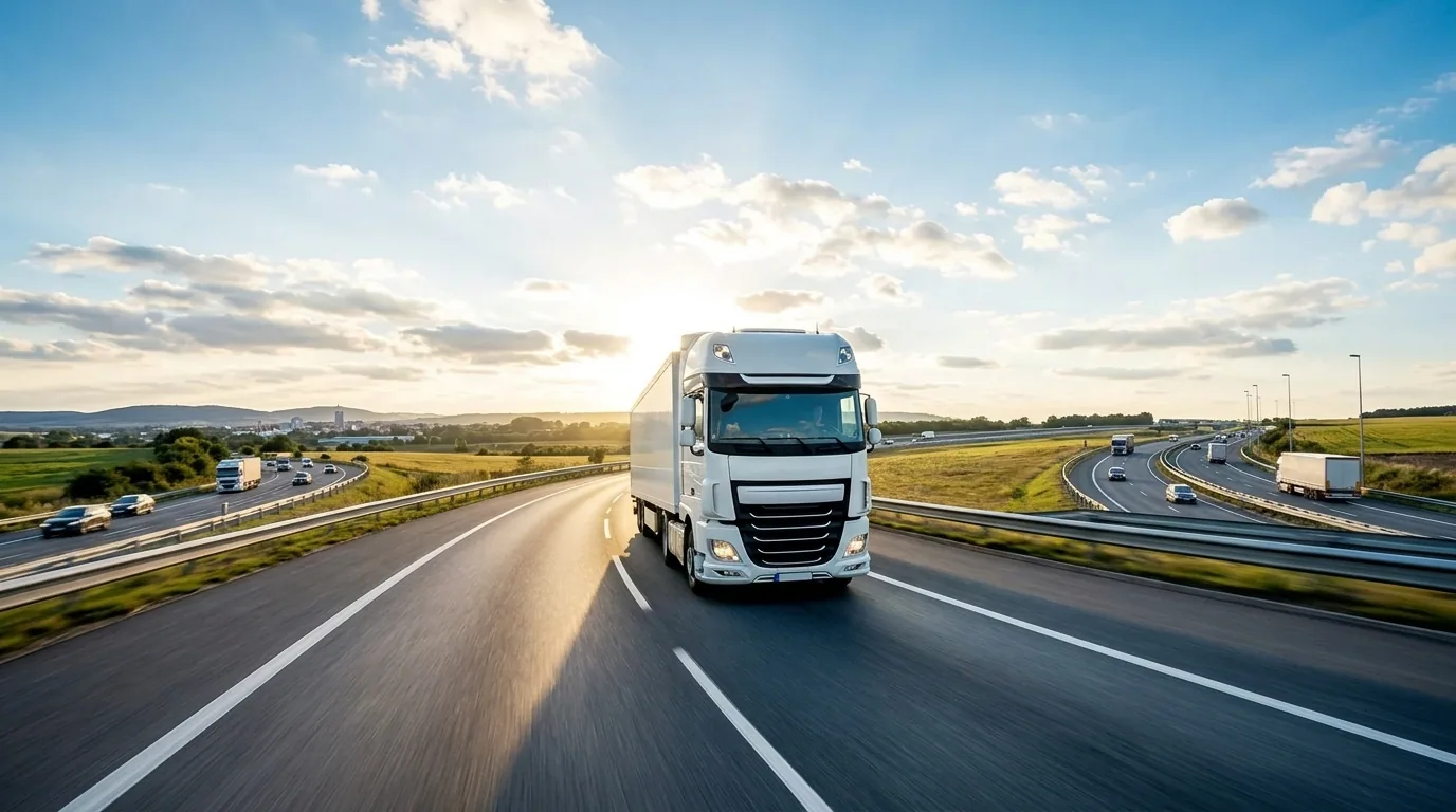 Road freight truck